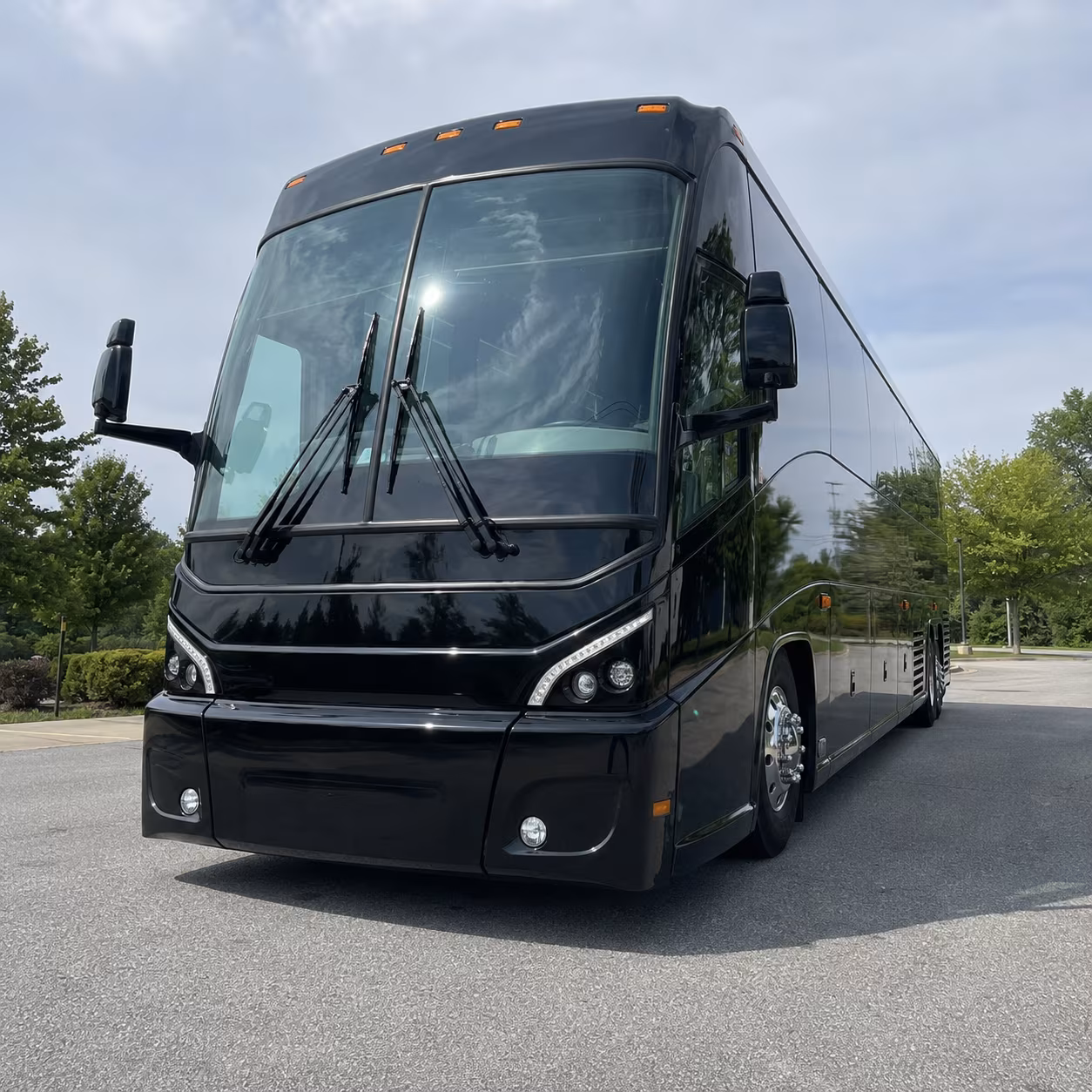 charter bus rentals and shuttle service at piedmont triad international airport gso