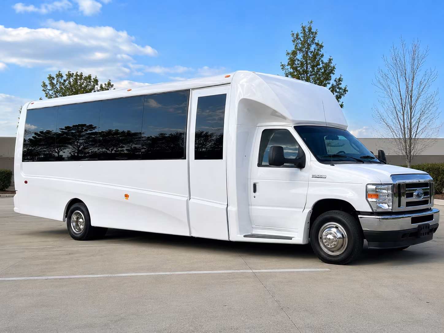 corporate bus rentals for winston salem trade shows and client events