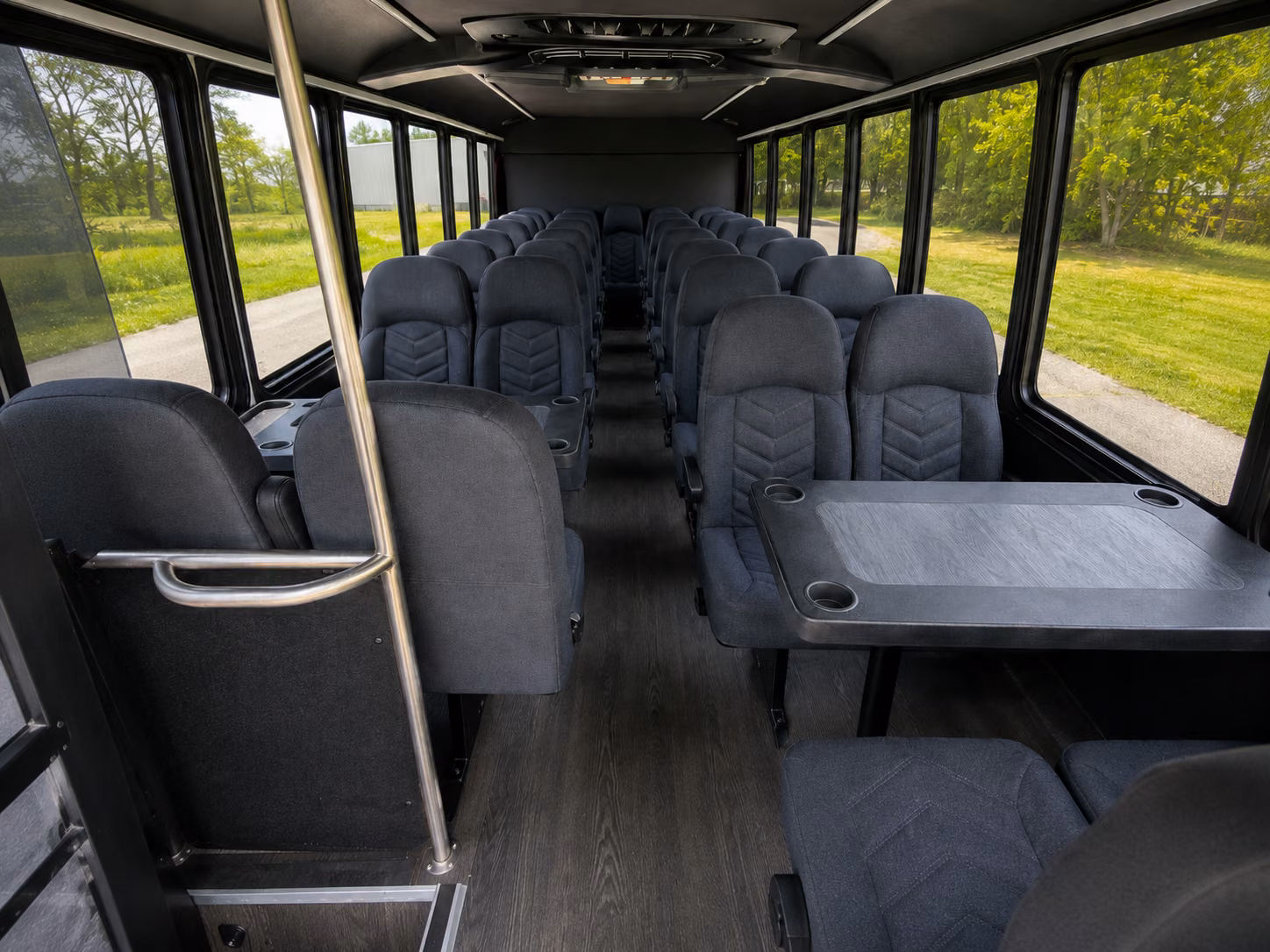 shuttle buses between winston salem hotels and wedding venues