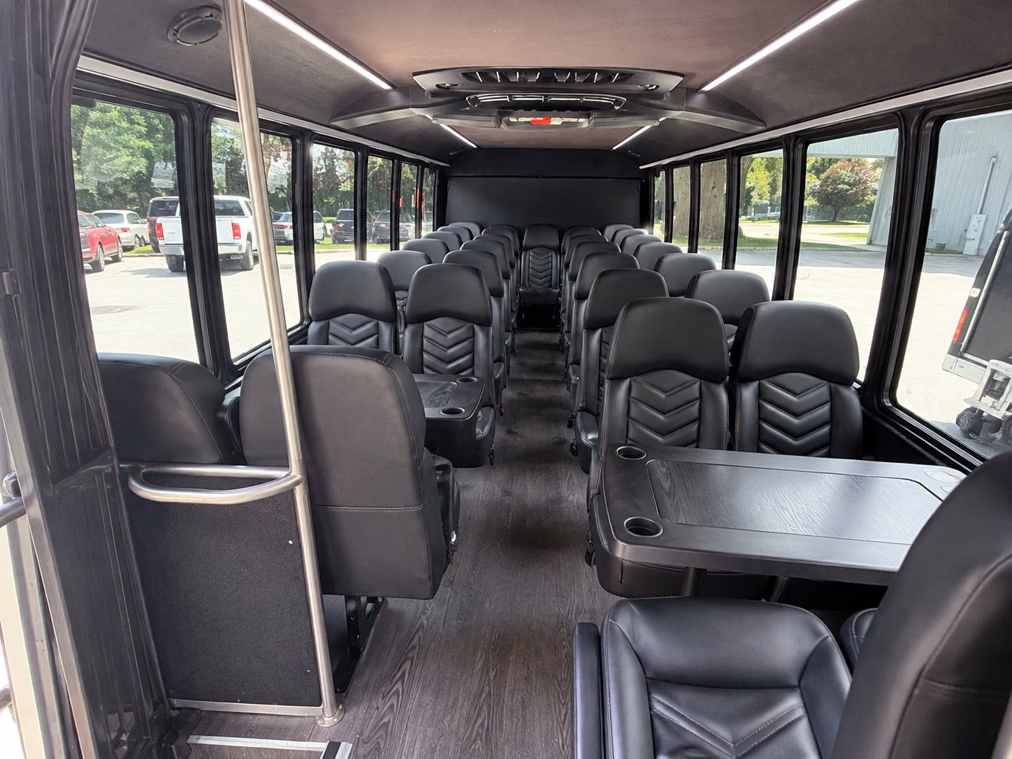 tailgate party buses for corporate groups and suite holders in winston salem