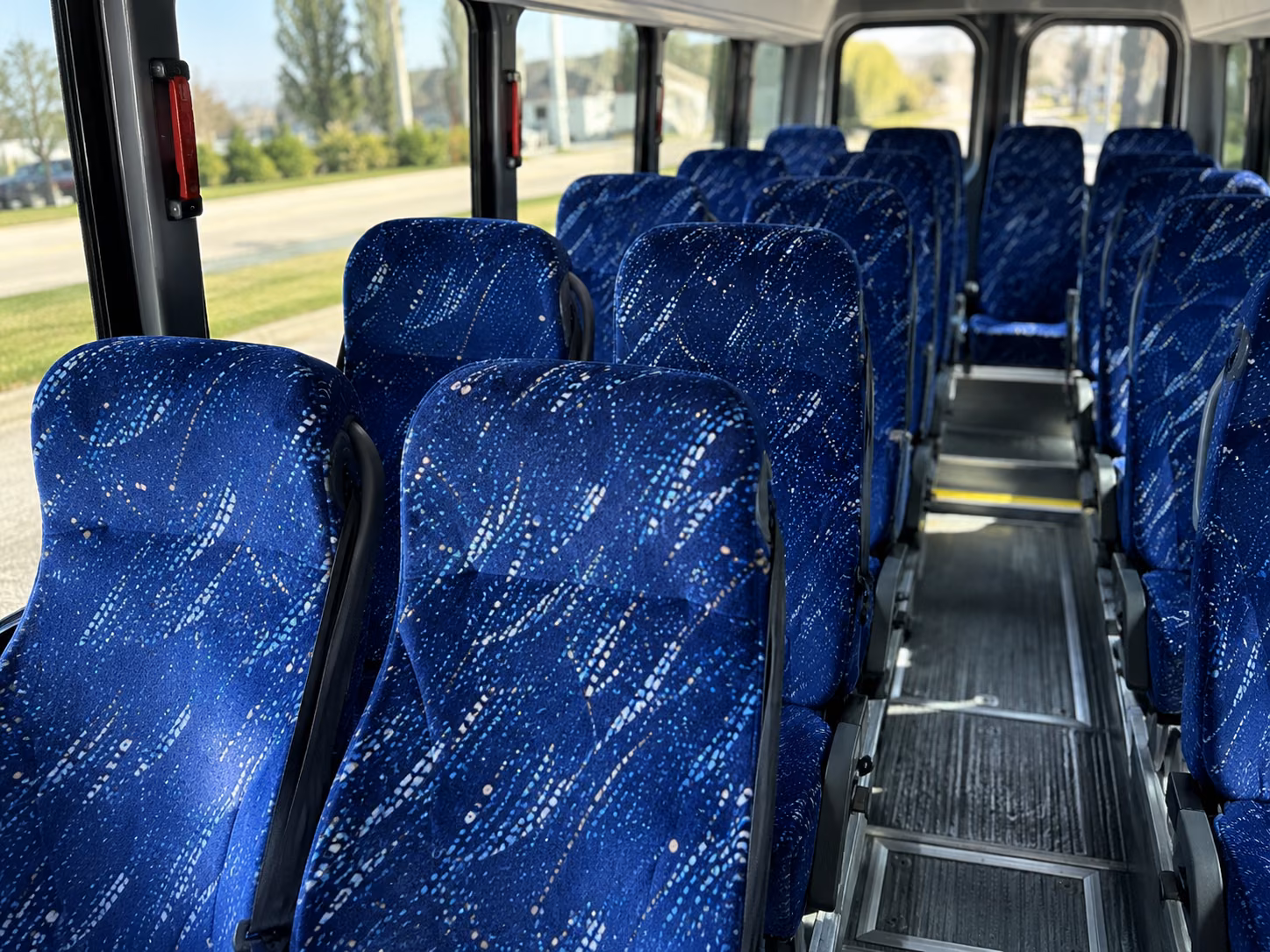 winston salem 15 passenger minibus inside