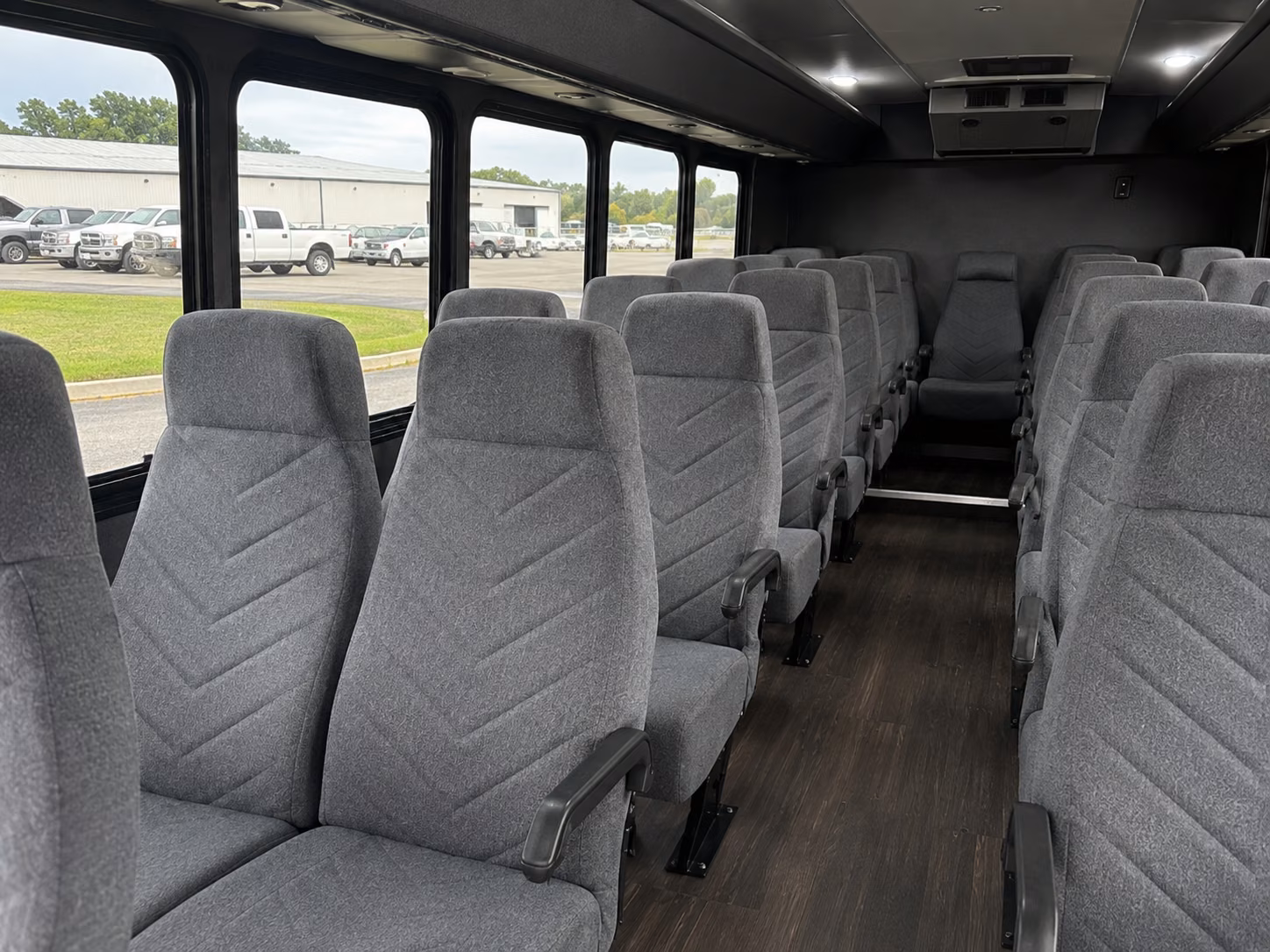 winston salem 15 passenger minibus interior