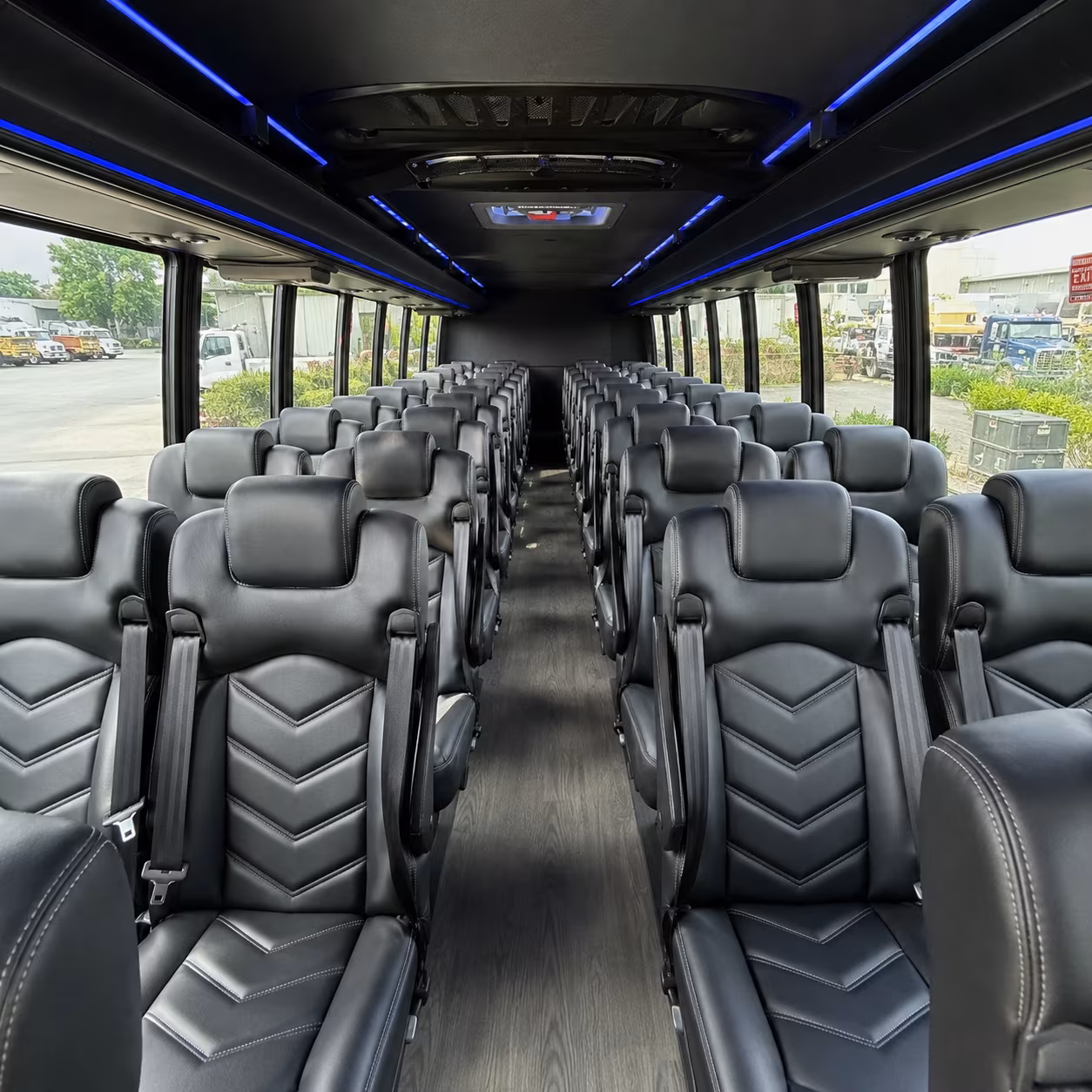 winston salem 25 passenger minibus inside