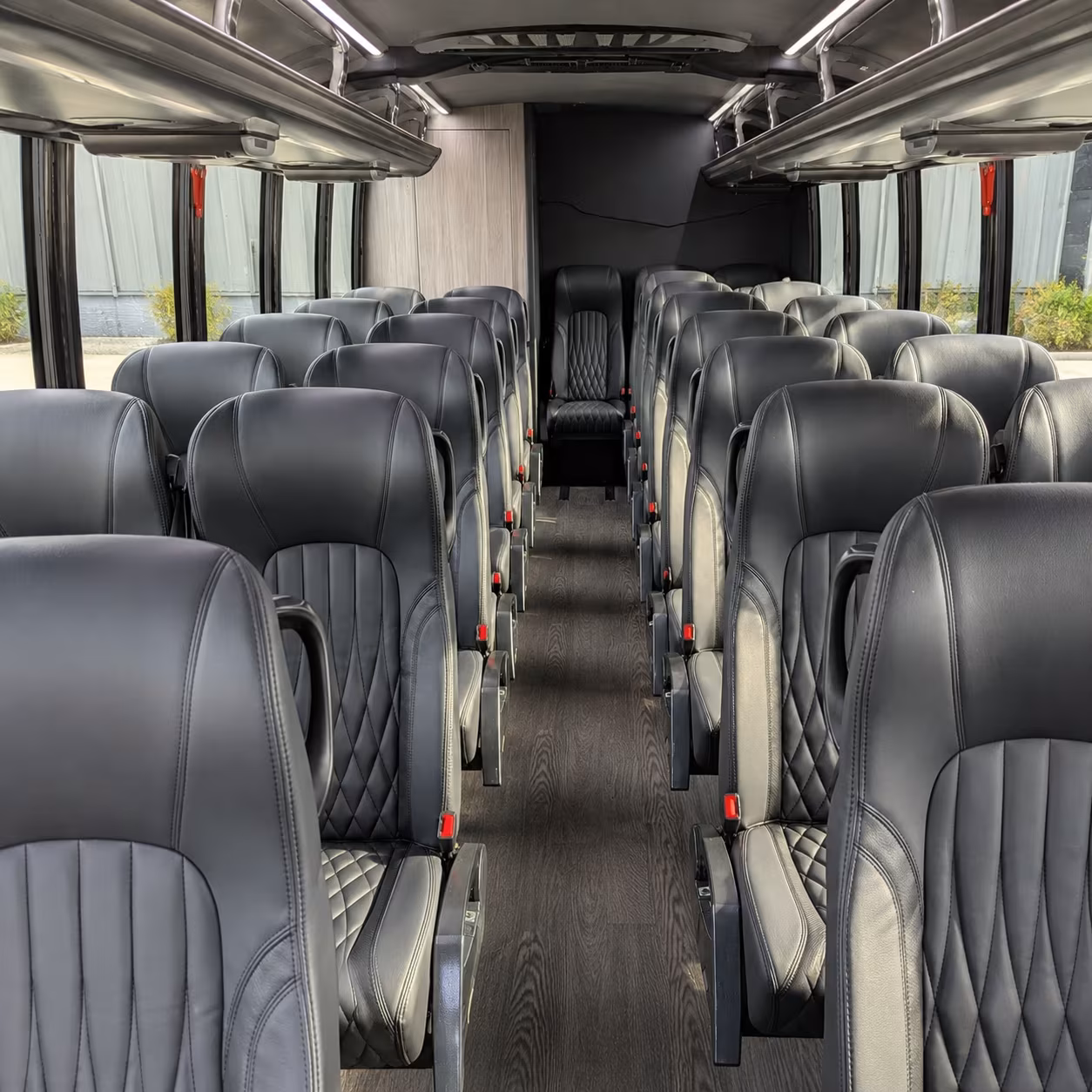 winston salem 25 passenger minibus interior
