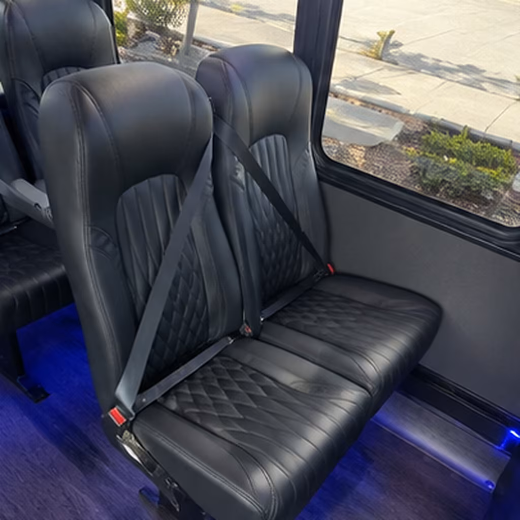 winston salem 35 passenger minibus interior
