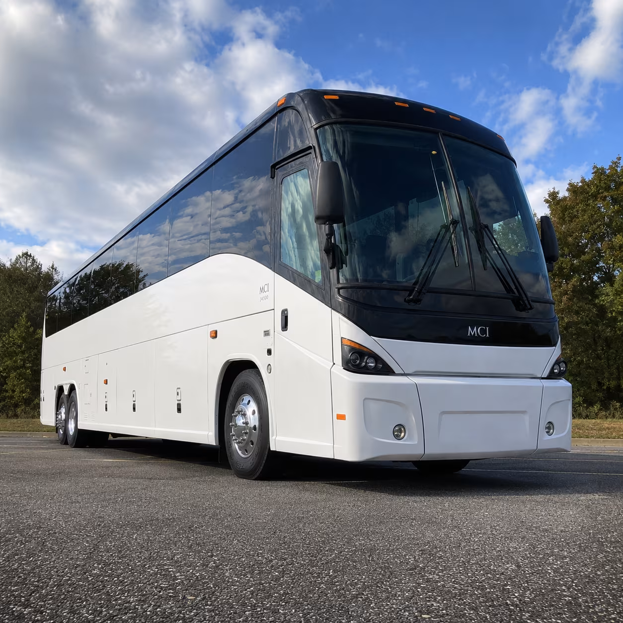 winston salem 56 passenger charter bus