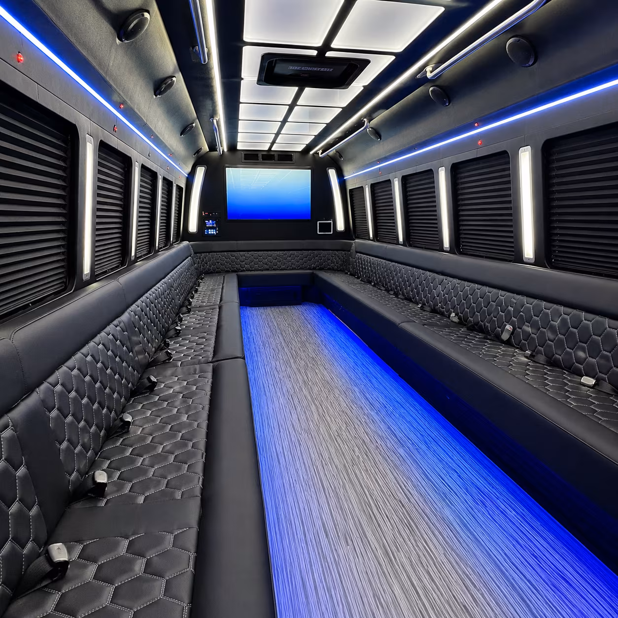 winston salem party bus inside