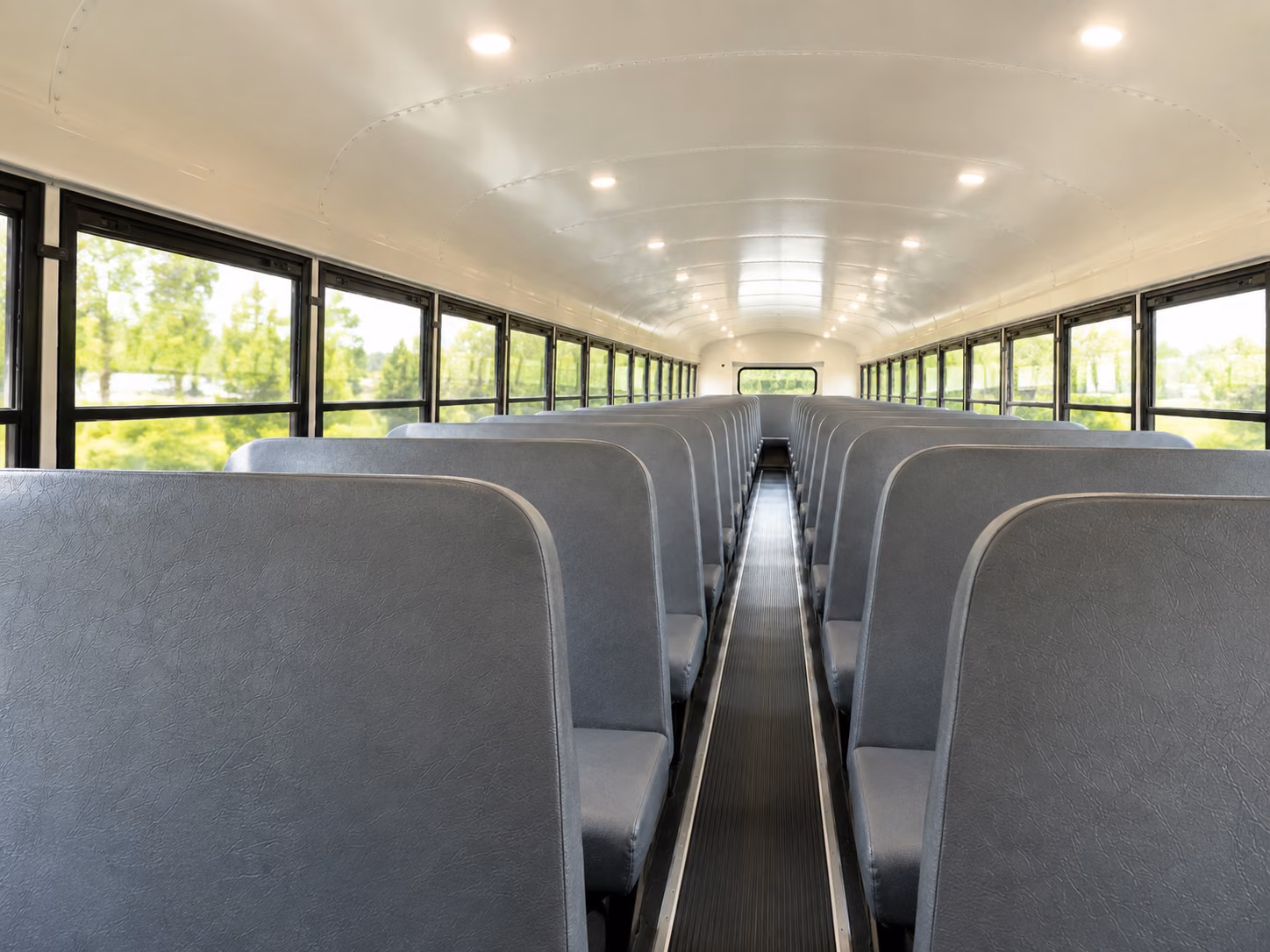 winston salem school bus inside