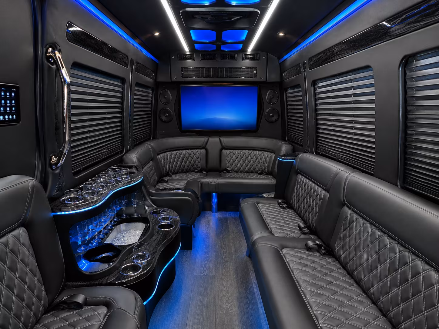 winston salem sprinter limousine interior